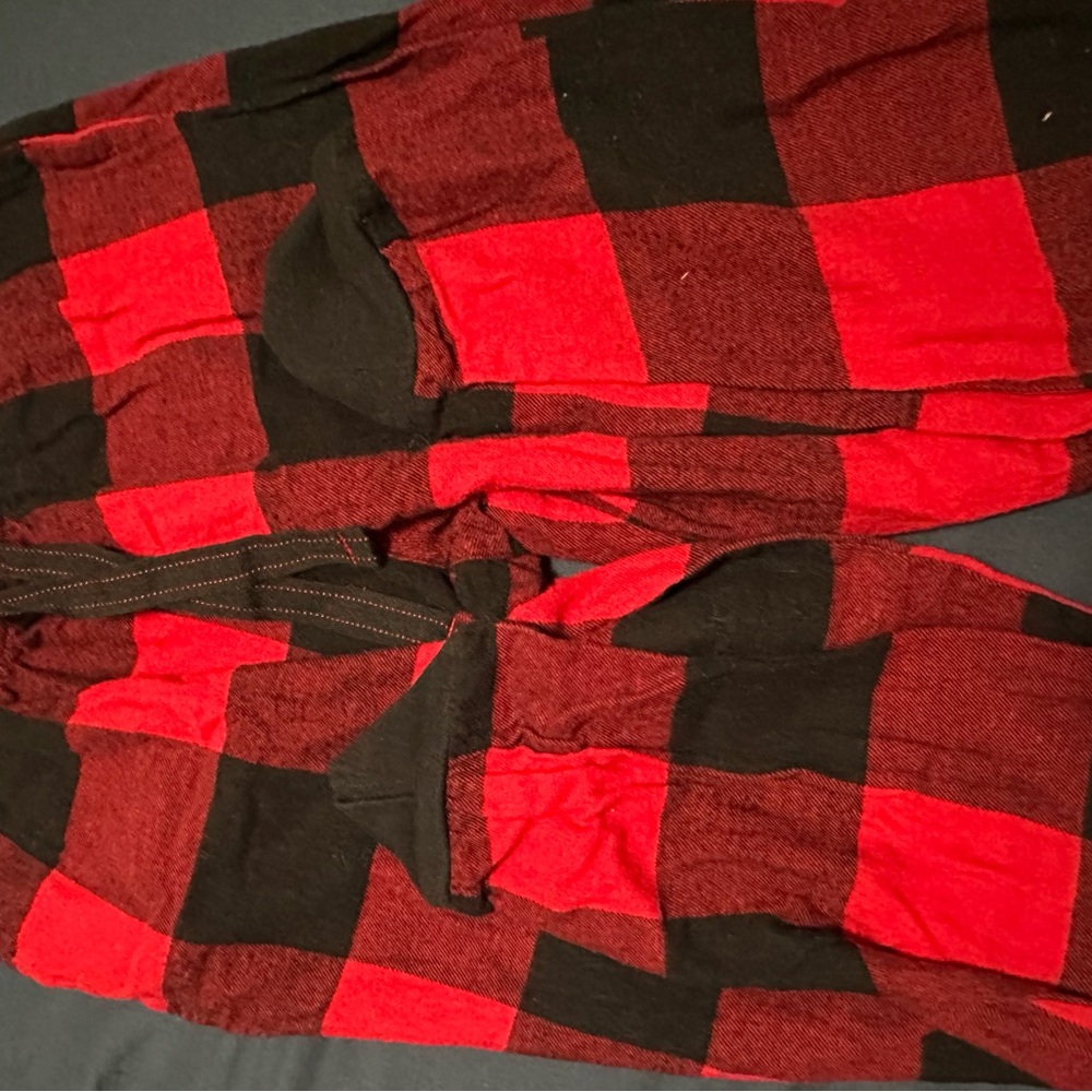Buffalo Plaid Red and Black Pants